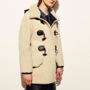 COACH New Honey Toggle Coat sz 4